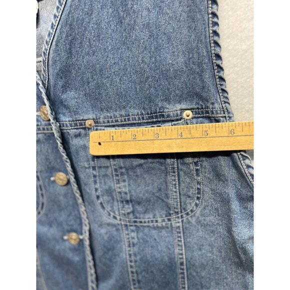 Vintage HGNY International Blues Denim Vest Size Medium - Picture 11 of 11